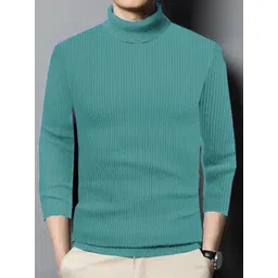 fashlook Men High Neck Striped Full Sleeves Sweatshirt-picture-38