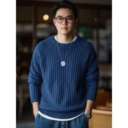fashlook Men Ribbed Woollen Pullover-picture-28