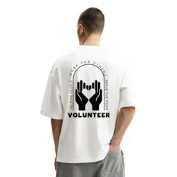 Fashnobic Men Drop-Shoulder Sleeves Applique T-shirt-picture-10