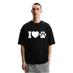 Fashnobic Men Graphic Printed Round Neck Cotton Oversized T-shirt-picture-14