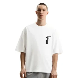 Fashnobic Men Graphic Printed Round Neck Cotton Oversized T-shirt image 4