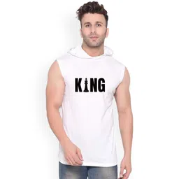Fashnobic Men King Printed Hooded-Neck Gym Vests-picture-14