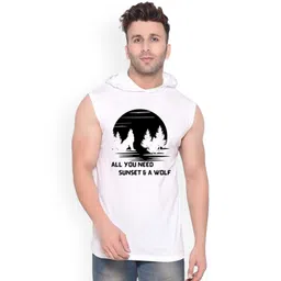 Fashnobic Men Printed Hooded-Neck Gym Vests-picture-39