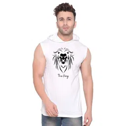Fashnobic Men the king Printed Pure Cotton Gym-picture-21