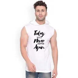 Fashnobic Men Today Will Printed Hooded Neck Gym Vests-picture-21