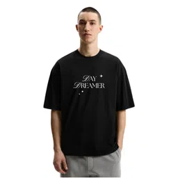 Fashnobic Men Typography Printed Round Neck Cotton Oversized T-shirt-picture-37