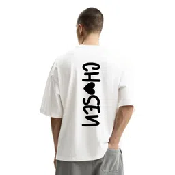 Fashnobic Men Typography Printed Round Neck Cotton Oversized T-shirt-picture-24