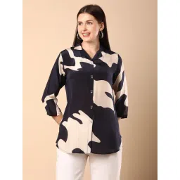 Fashor Black Straight Fit Printed Shirt-picture-35