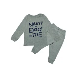 FASLA Kids Printed Long Sleeves Pure Cotton Sweatshirt With Joggers-picture-56