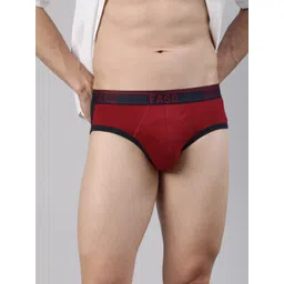 FASO Men Cotton Basic Briefs FA1505-SQ-INKBLU-picture-41