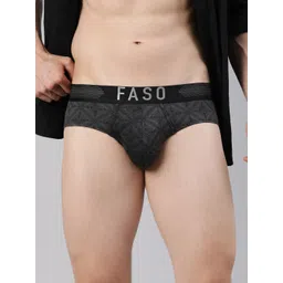 FASO Men Printed Cotton Basic Briefs FT7001-SQ-BLACK-picture-12