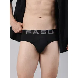 FASO Mid-Rise Modal Cotton Briefs FA3014-SQ-BLACK-picture-14