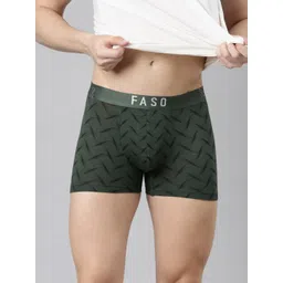 FASO Printed Mid Rise Label Free Organic Cotton Trunk FS3007-SQ-OLIVEGREEN1-picture-25