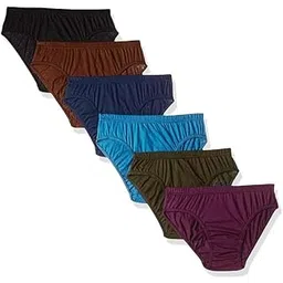 fassify Plain(Solid) 100% Pure Cotton Hipster Panties for Women, Dark Color, Super Comfortable, Super Soft & Skin Friendly (Assorted Pack of 6)-picture-26