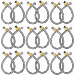 Fastgear 24 inch Stainless Steel Silver Connection Pipe, FG026 (Pack of 18)-picture-36