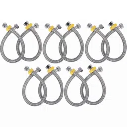 Fastgear 24 inch Stainless Steel Silver Connection Pipe, FG050 (Pack of 10)-picture-30