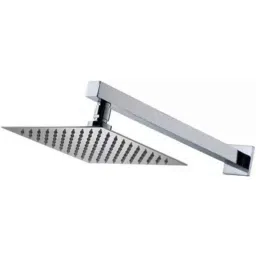 Fastgear 4x4 inch Stainless Steel Chrome Finish Overhead Shower with 12 inch Arm-picture-28