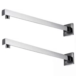 Fastgear 9 inch Stainless Steel Chrome Finish Silver Wall Mounted Overhead Shower Arm, FG3255 (Pack of 2)-picture-18