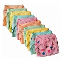 Fastgear Cloth Multicolour Tie Strip Diaper for New Born Baby, FG590 (Pack of 5)-picture-22