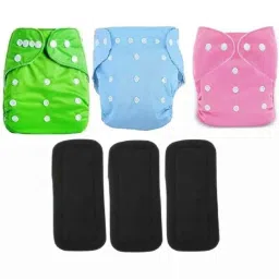 Fastgear Cotton Washable Button Strap Diaper, FG527, Size: Free Size-picture-10