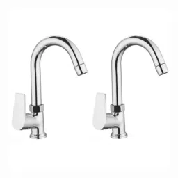 Fastgear Elixir Brass Chrome Finish Silver Sink Tap, FG1180 (Pack of 2)-picture-15
