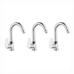 Fastgear Elixir Brass Chrome Finish Silver Sink Tap, FG1214 (Pack of 3)-picture-11