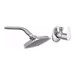 Fastgear Fusion Faucet Set with Shower Stainless Steel Chrome Finish Silver, FG158 ( Pack of 2)-picture-43