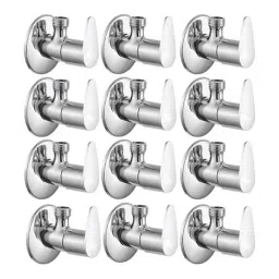 Fastgear Fusion Stainless Steel Silver Chrome Finish Angle Valve, FG060 (Pack of 12)-picture-39