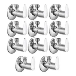 Fastgear Fusion Stainless Steel Silver Chrome Finish Angle Valve, FG065 (Pack of 11)-picture-18