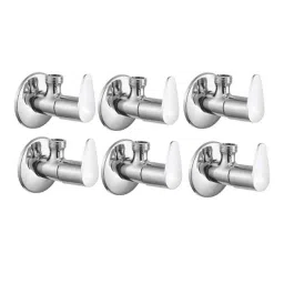 Fastgear Fusion Stainless Steel Silver Chrome Finish Angle Valve, FG1184 (Pack of 6)-picture-34