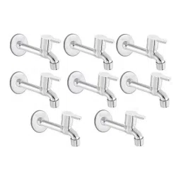 Fastgear Marc Stainless Steel Silver Chrome Finish Long Body Tap, FG932 (Pack of 8)-picture-13