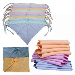 Fastgear Multicolour Cotton Cloth Small Diaper for New Born Baby, FG151 (Pack of 12)-picture-47