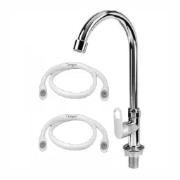 Fastgear Sink Tap Stainless Steel & Plastic Chrome Finish Silver, FG1078 (Pack of 3)-picture-45