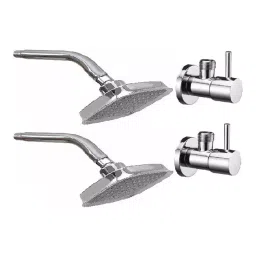 Fastgear Turbo Faucet Set with Shower Stainless Steel Chrome Finish Silver, FG982 ( Pack of 4)-picture-34
