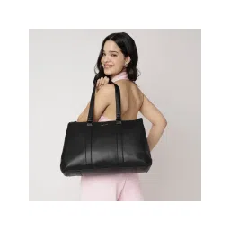 fastrack accessories Fastrack Black Powermode Laptop Tote Bag with Detachable Strap-picture-27