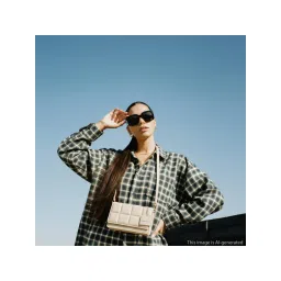 fastrack accessories Fastrack Off White Puffcharm Sling Bag for Women-picture-12