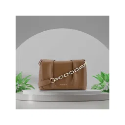 fastrack accessories Fastrack Tan Party Shoulder Bag for Women-picture-17