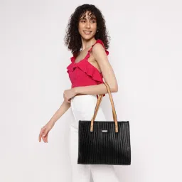 fastrack accessories Fastrack Black Tote Bag for Women image 1