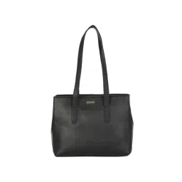 Fastrack Black Solid Medium Tote Handbag-picture-41