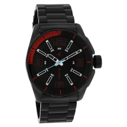 Fastrack Hitlist Quartz Analog Black Dial Stainless Steel Strap Watch for Guys-picture-36