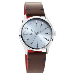Fastrack I Love Me Quartz Analog Blue Dial Leather Strap Watch for Guys-picture-12