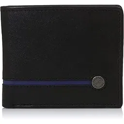 fastrack Leather Black And Blue Men's Wallet (C0368Lbk01)-picture-15
