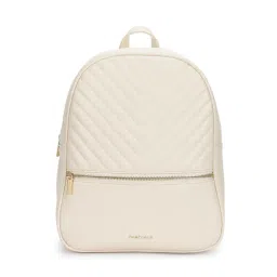 Fastrack Luxe White Quilted Medium Backpack-picture-19