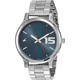 fastrack Men Bold Quartz Analog Blue Dial Stainless Steel Strap Watch for Guys-NS38051SM05/NT38051SM05-picture-10