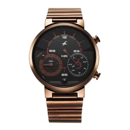 Fastrack Men Patterned Dial & Bracelet Style Straps Analogue Watch 3309QM02-picture-12