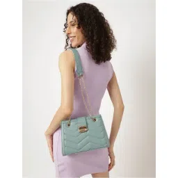 Fastrack Mint Blue Textured Medium Sling Handbag-picture-42