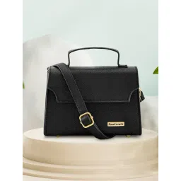 Fastrack MTO MTS Black Textured Medium Sling Handbag-picture-47