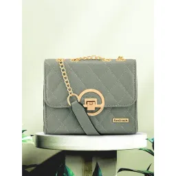 Fastrack MTO MTS Green Quilted Medium Sling Handbag-picture-40