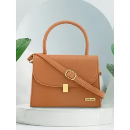 Fastrack MTO MTS Tan Solid Medium Handbag-picture-32