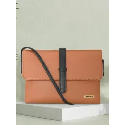 Fastrack MTO MTS Tan Solid Medium Sling Handbag-picture-29